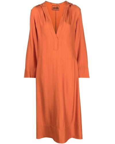 Colville Robe à capuche - Orange