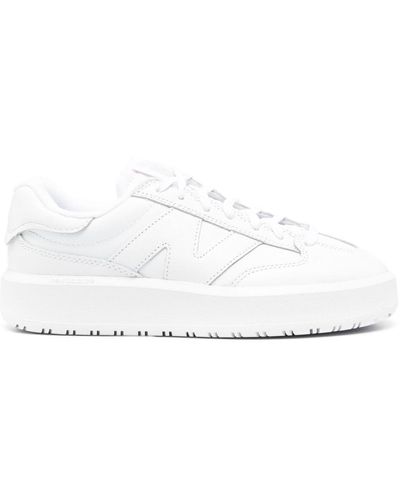 New Balance Ct302 Leather Trainers - White