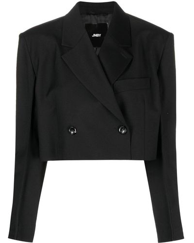JNBY Cropped.double-breasted Blazer - Black