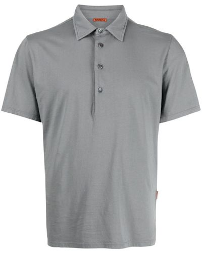Barena Cotton Polo Shirt - Grey