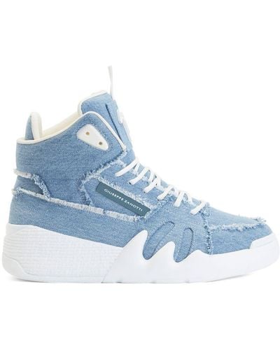 Giuseppe Zanotti Sneakers im Jeans-Look - Blau