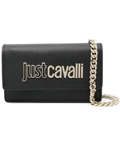Just Cavalli Range B Logo-lettering Mini Bag - Black