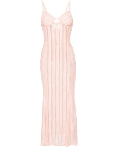 Charo Ruiz Yayay Lace Maxi Dress - Pink