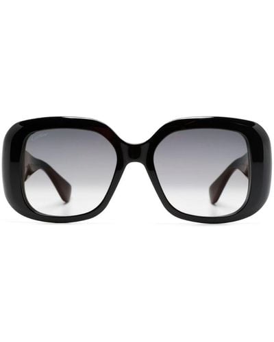 Cartier Gafas de sol Panthere Classic con montura cuadrada - Negro