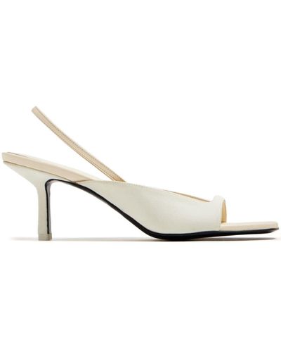 Neous Kamui 65mm Leather Sandals - White