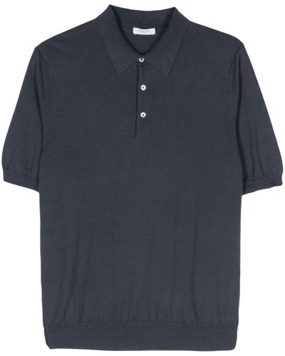 Boglioli Short-sleeved Polo Shirt - Blue