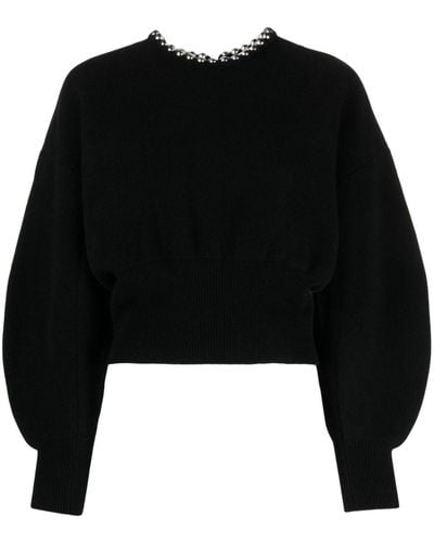 Alexander Wang Ball Chain Embellished Sweater - Black