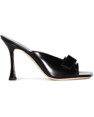 BY FAR Open-toe Stiletto-heel Sandals - Black