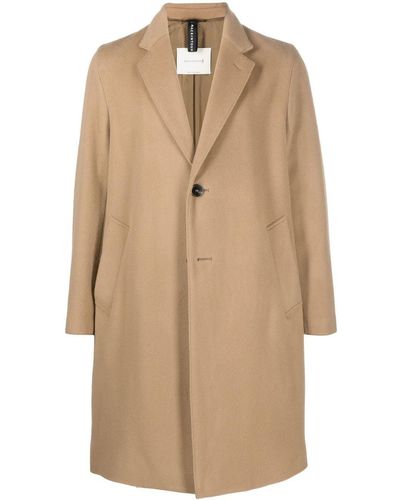 Mackintosh New Stanley Wool-cashmere Coat - Natural