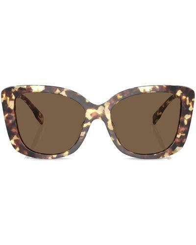 Tory Burch Miller Oversize-frame Sunglasses - Brown