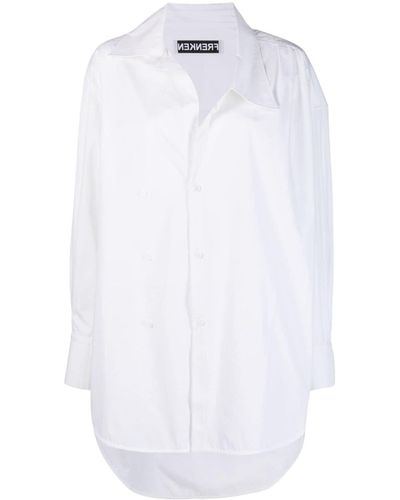 frenken Double-breasted Cotton Shirt - White