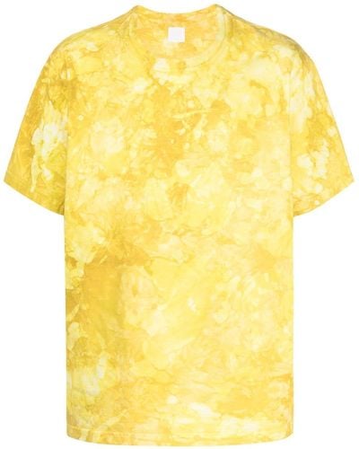 Alchemist Tie Dye-print Cotton T-shirt - Yellow