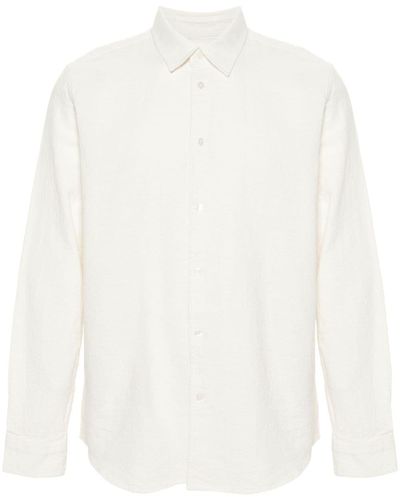 Samsøe & Samsøe Liam Fx Cotton Blend Shirt - White