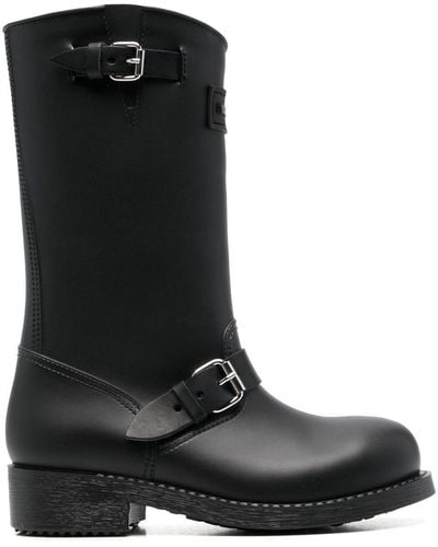DSquared² Mid-calf Rain Boots - Black