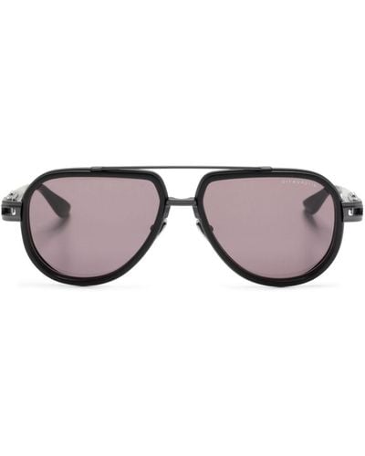 Dita Eyewear Vastik Pilot-frame Sunglasses - Black