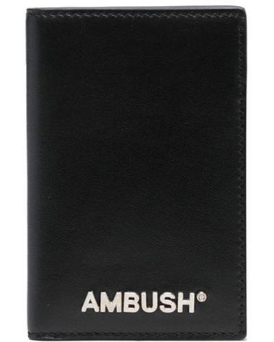 Ambush Portafoglio con placca logo - Bianco