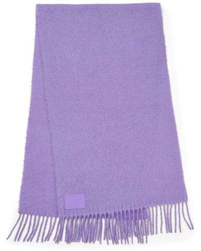 Marc Jacobs Cloud Fringed Scarf - Purple