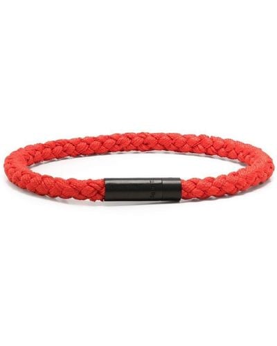 Le Gramme 5g Braided Bracelet - Red
