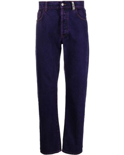 Moschino Jeans Met Toelopende Pijpen - Blauw