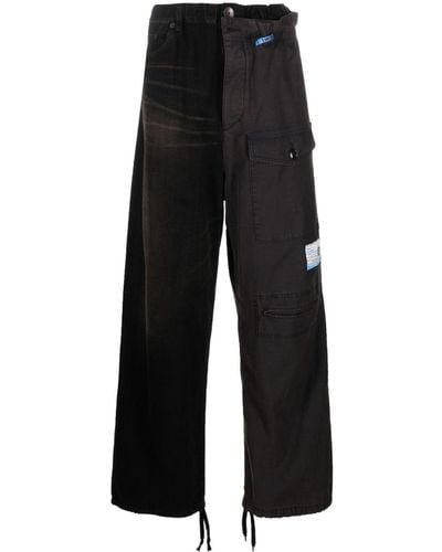 Maison Mihara Yasuhiro Straight-leg Paneled Pants - Black