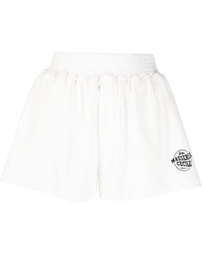 Être Cécile Terry-cloth Track Shorts - White