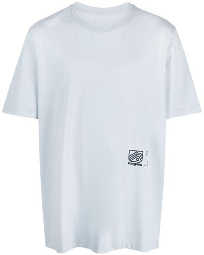 OAMC T-shirt en coton à imprimé photographique - Bleu