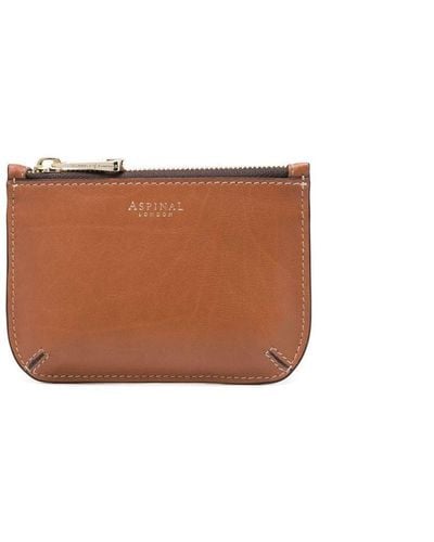 Aspinal of London Ella Leather Wallet - Brown