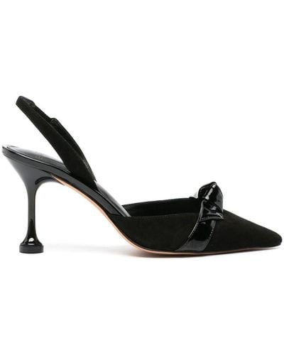 Alexandre Birman Clarita 70mm Suede Slingback Court Shoes - Black