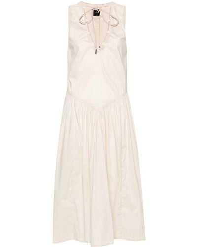 Pinko Anonymous Midi Dress - White