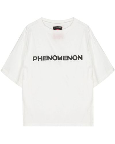 Fumito Ganryu X Phenomenon Logo-print Cotton T-shirt - White
