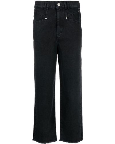 Isabel Marant Jeans mit geradem Bein - Schwarz