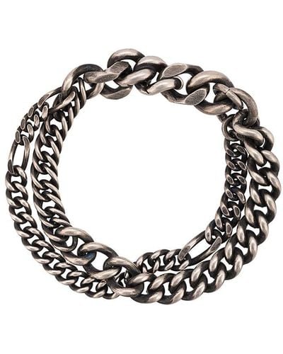 Werkstatt:münchen Double Chain Bracelet - Metallic
