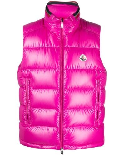 Moncler Ouse Padded Gilet - Pink