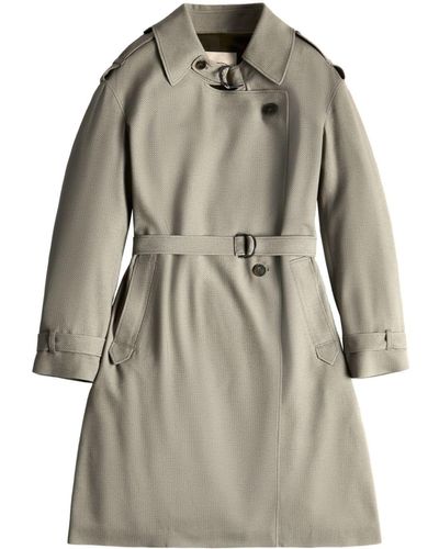 Tod's Double-breasted Trench Coat - Grey