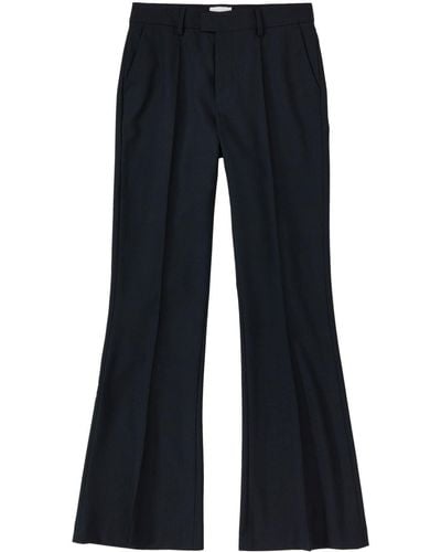 Closed Tailored Flared Trousers - Blue