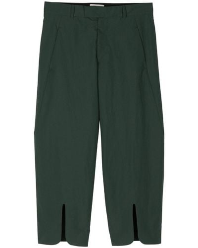 Craig Green Pantalon de costume à coupe fuselée - Vert