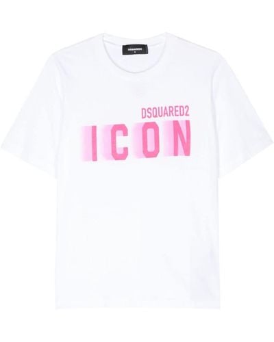 DSquared² Icon Blur T-Shirt - Pink