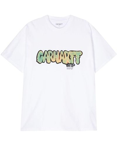 Carhartt Drip ロゴ シャツ - ホワイト