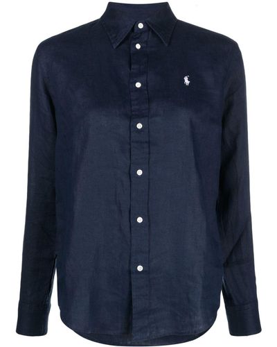 Polo Ralph Lauren リネンシャツ - ブルー