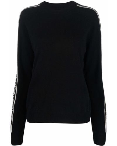 Karl Lagerfeld Sweater Met Logo - Zwart