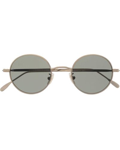 Lgr Reunion Round-frame Sunglasses - Grey
