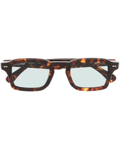 Peter & May Walk Rectangle-frame Tinted Sunglasses - Brown
