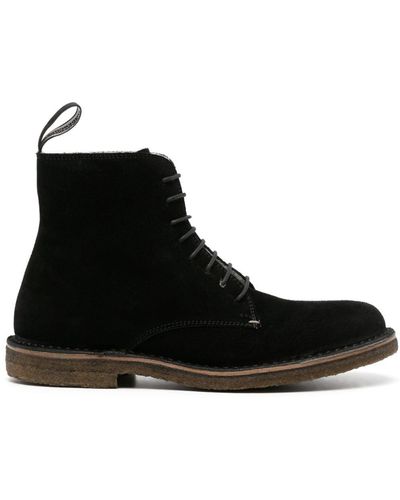 Undercover X Astorflex Lace-up Leather Boots - Black