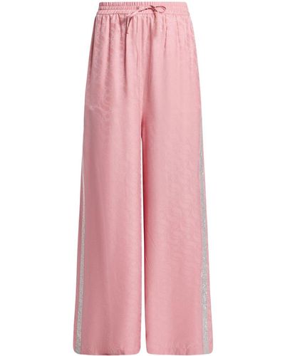 Stella McCartney S-Wave Hose mit weitem Bein - Pink