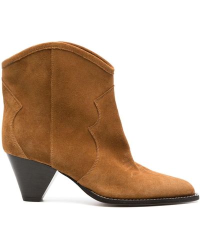 Isabel Marant Darizo 60mm Suede Boots - Brown