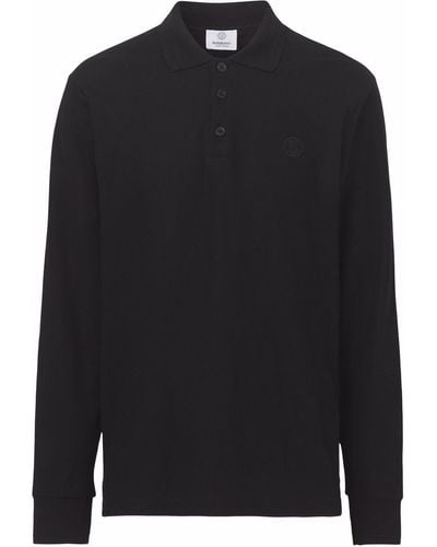 Burberry モノグラム ポロシャツ - ブラック