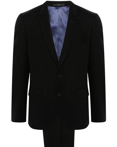 Paul Smith Twill Wool Suit - Black