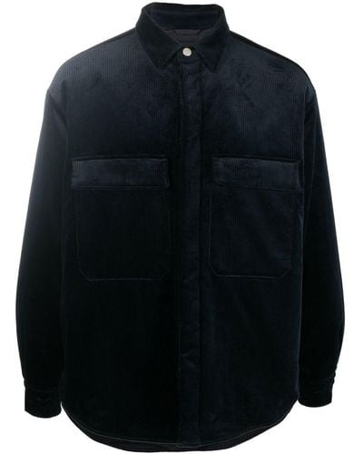 Giorgio Armani Long-sleeve Shirt Jacket - Blue