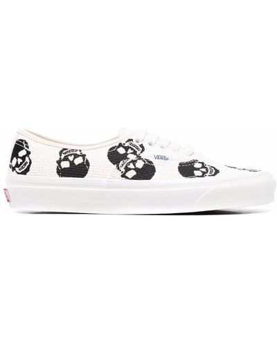 Vans Anaheim Factory Authentic 44 Skull-print Sneakers - White