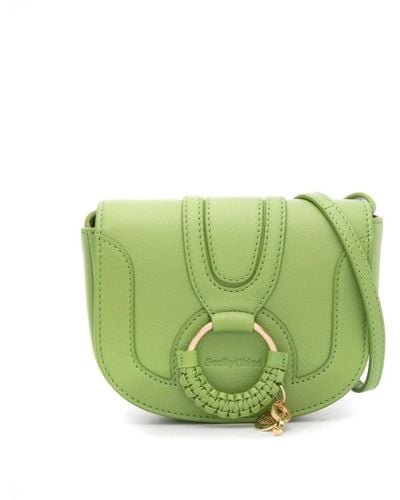 See By Chloé Hana Mini Leather Crossbody Bag - Green